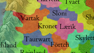 Carte de Kronet peu de temps avant l'invasion askiarienne-map