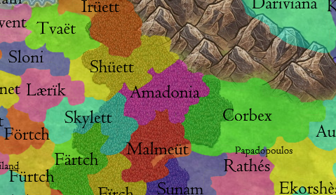 Carte d'Amadonia peu de temps avant l'invasion askiarienne-map