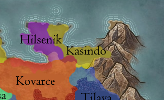 Carte de Kasindo peu de temps avant l'invasion evizienne-map