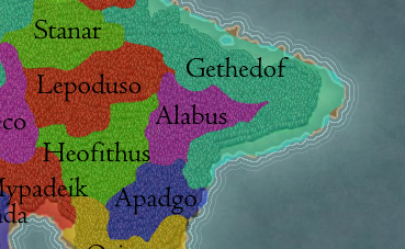 Carte d'Alabus peu de temps avant l'invasion chivalienne-map